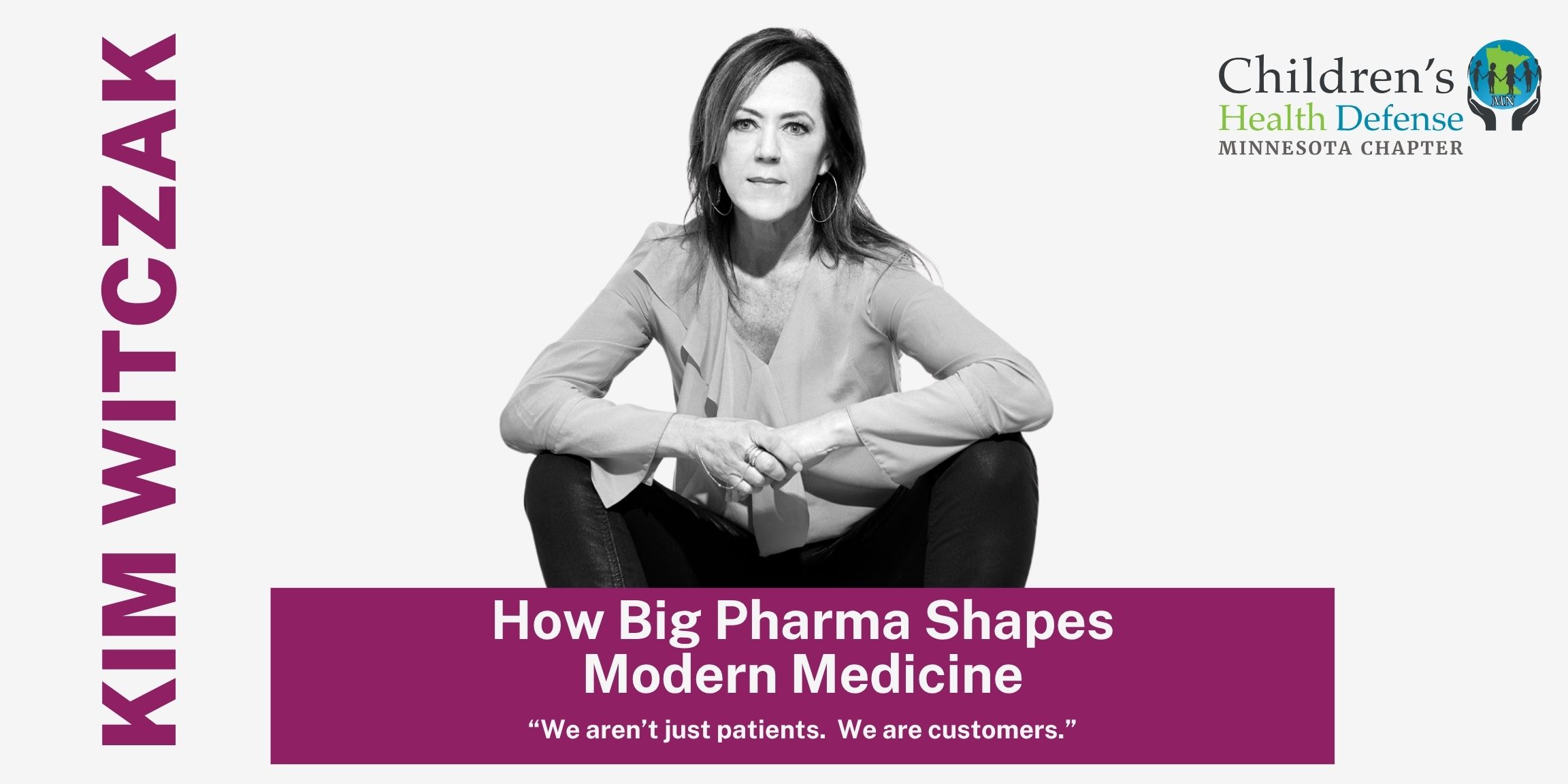 Speaker Event w/ Kim Witczak - Trapped in the Spiderweb: How Big Pharma Shapes Modern Medicine